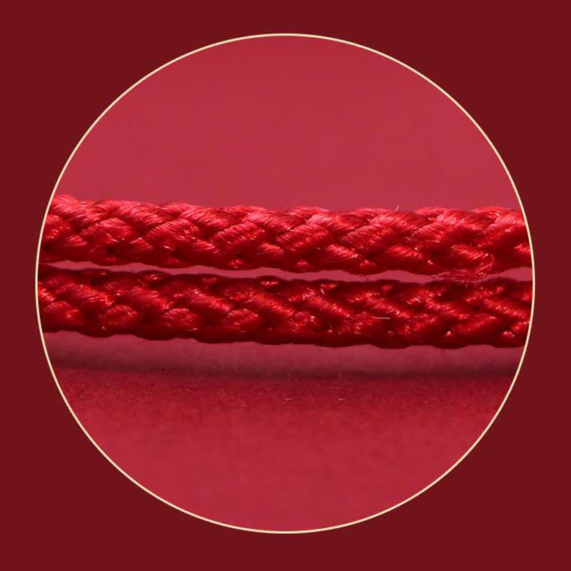 EverestArtStudios 925 Sterling Silver PiXiu Fu Character Wealth Luck Handmade Braided Bracelet