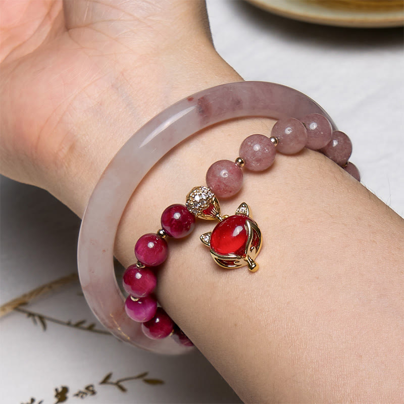 EverestArtstudios Enhance Happiness and Joy Purple Bracelet Bangle Bundle