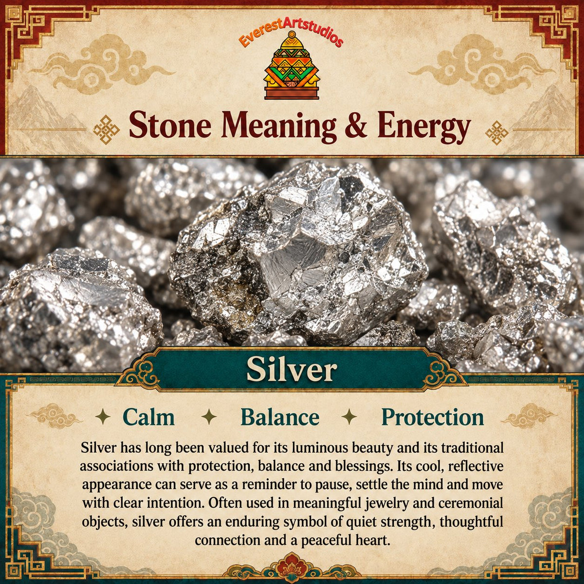 EverestArtstudios Silver Meaning and Energy
