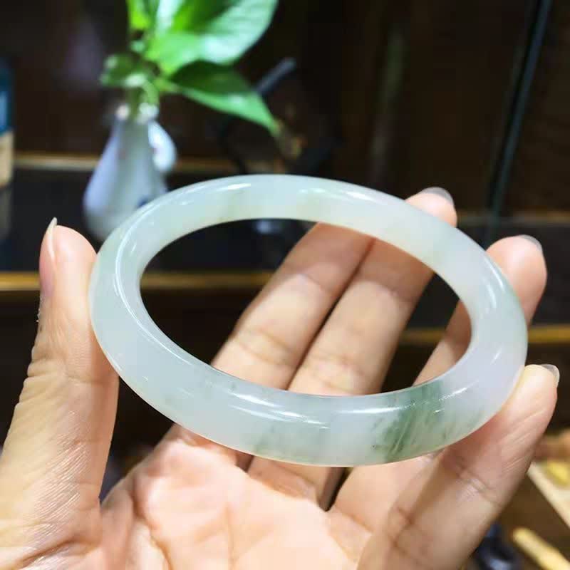 EverestArtstudios Jade Abundance Luck Blessing Bracelet Bangle