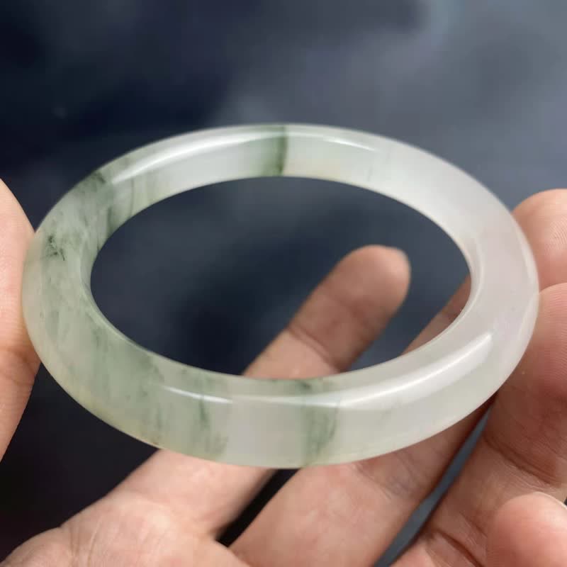 EverestArtstudios Jade Abundance Luck Blessing Bracelet Bangle
