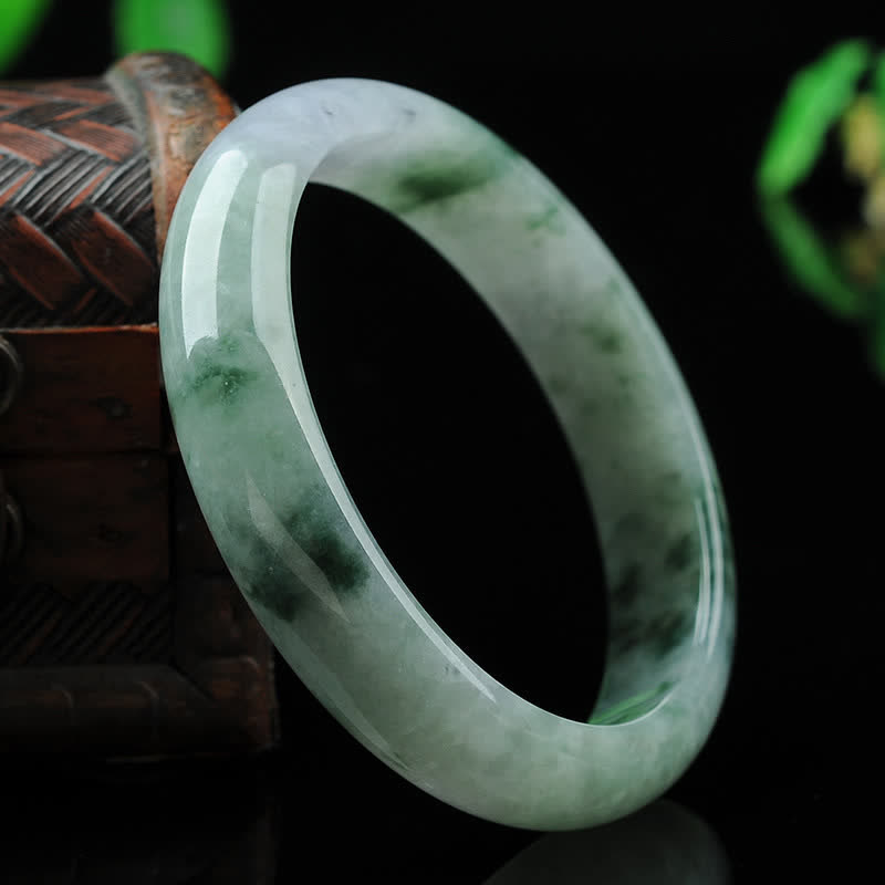 EverestArtstudios Jade Luck Blessing Prosperity Bracelet Bangle