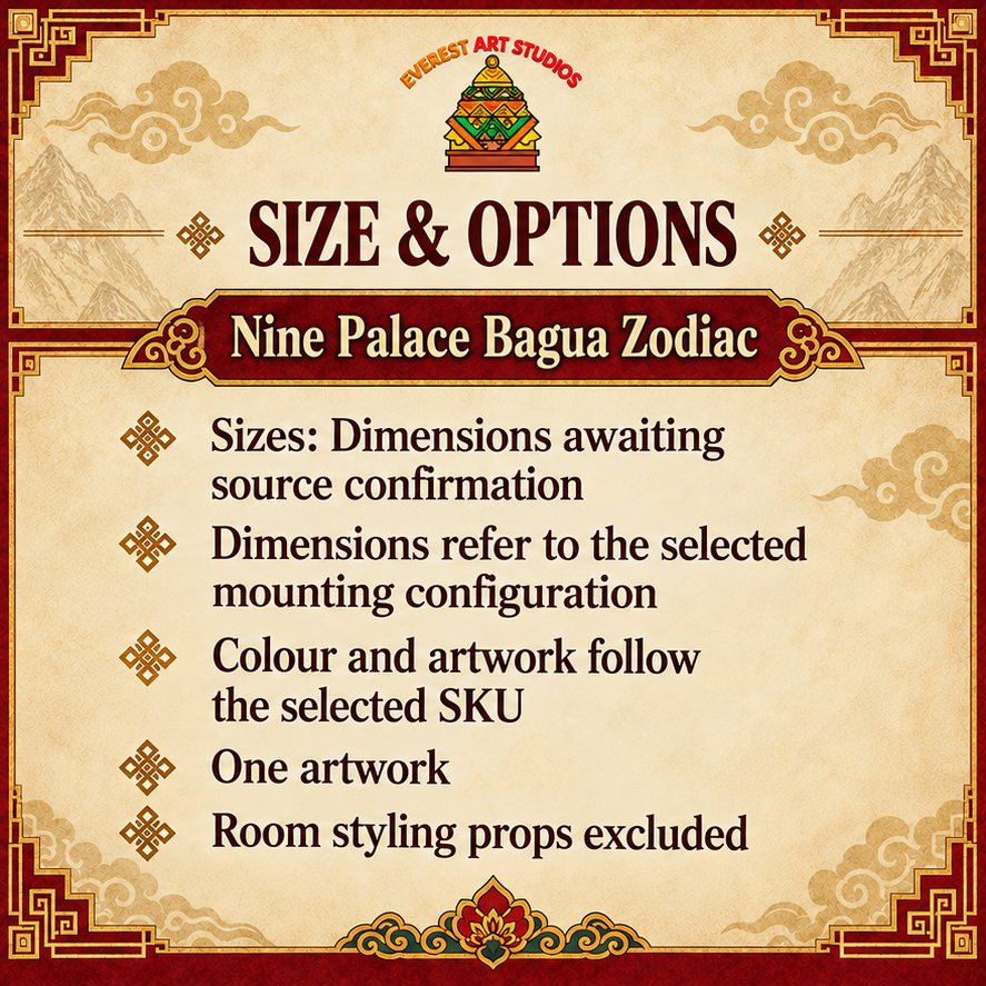 Nine Palace Bagua Zodiac spec