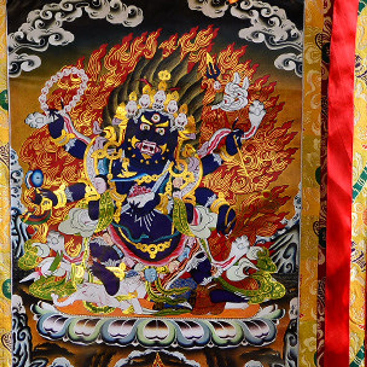 Six-Armed Mahakala detail-1