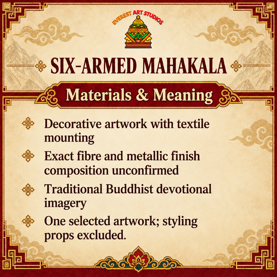 Six-Armed Mahakala material