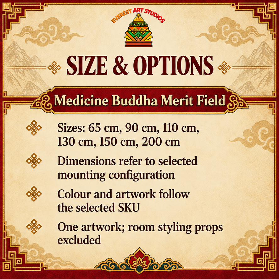 Medicine Buddha Merit Field spec
