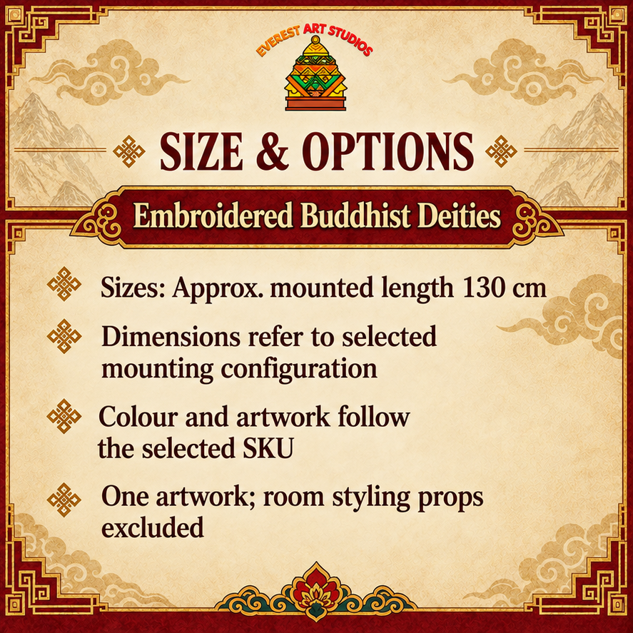 Embroidered Buddhist Deities spec