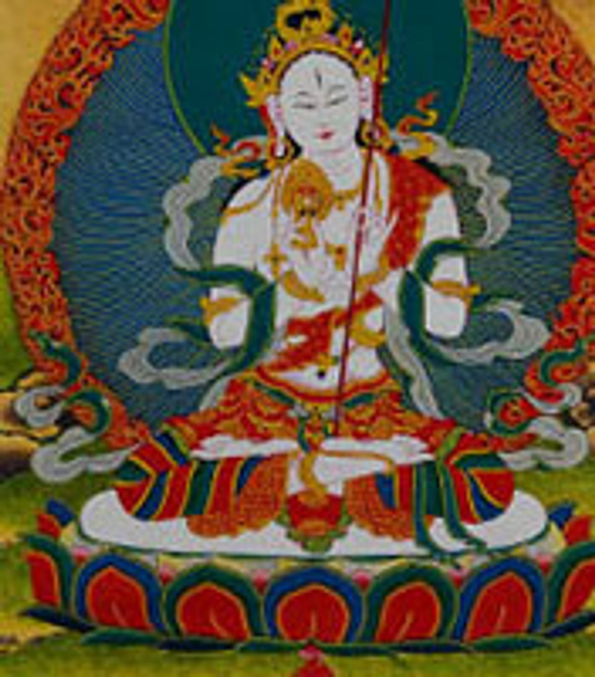 Sitatapatra White Umbrella detail-4