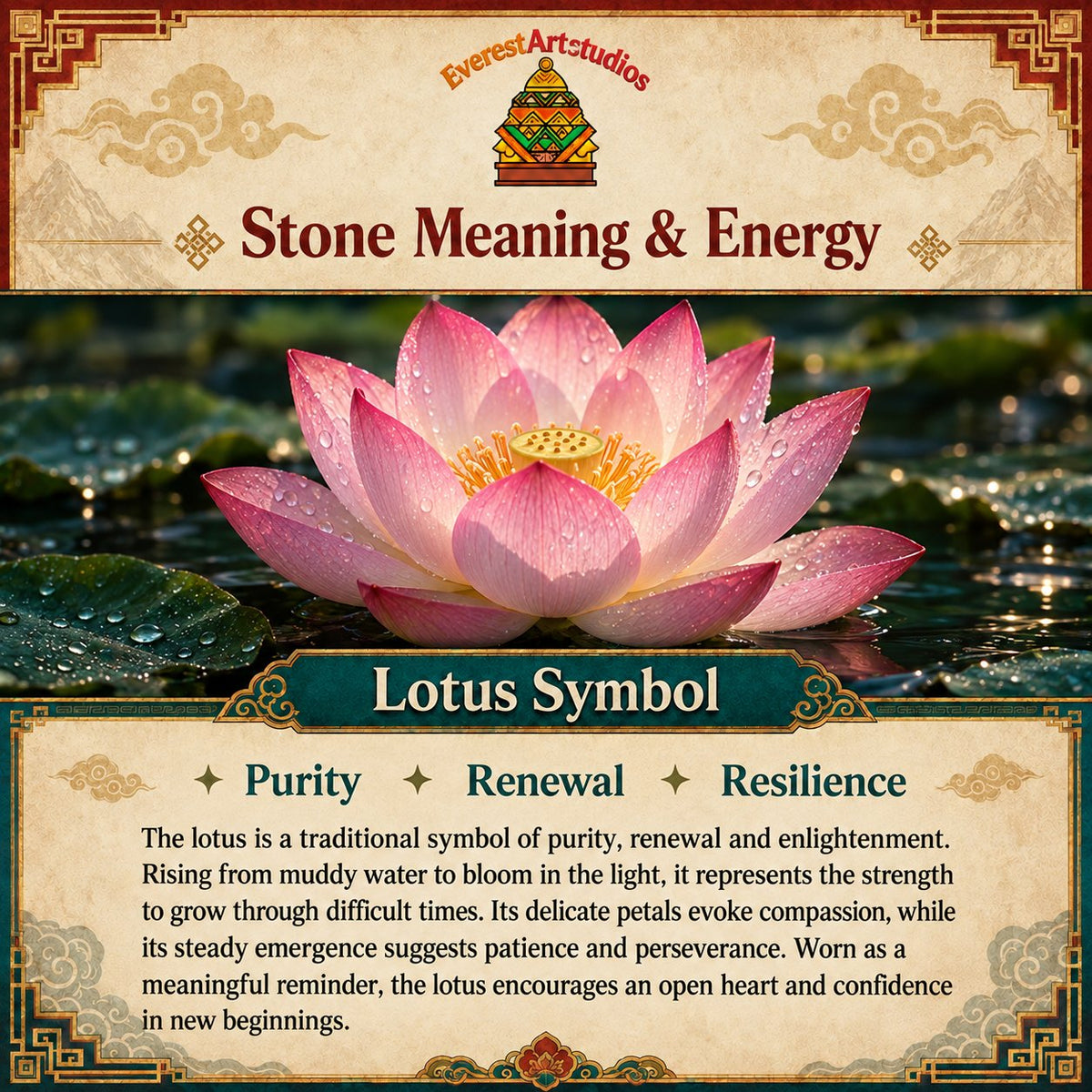 EverestArtstudios lotus symbol meaning and symbolism