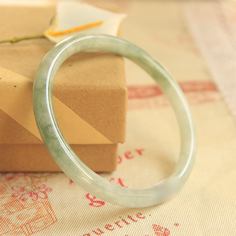 EverestArtstudios Natural Jade Peace Healing Bangle Bracelet