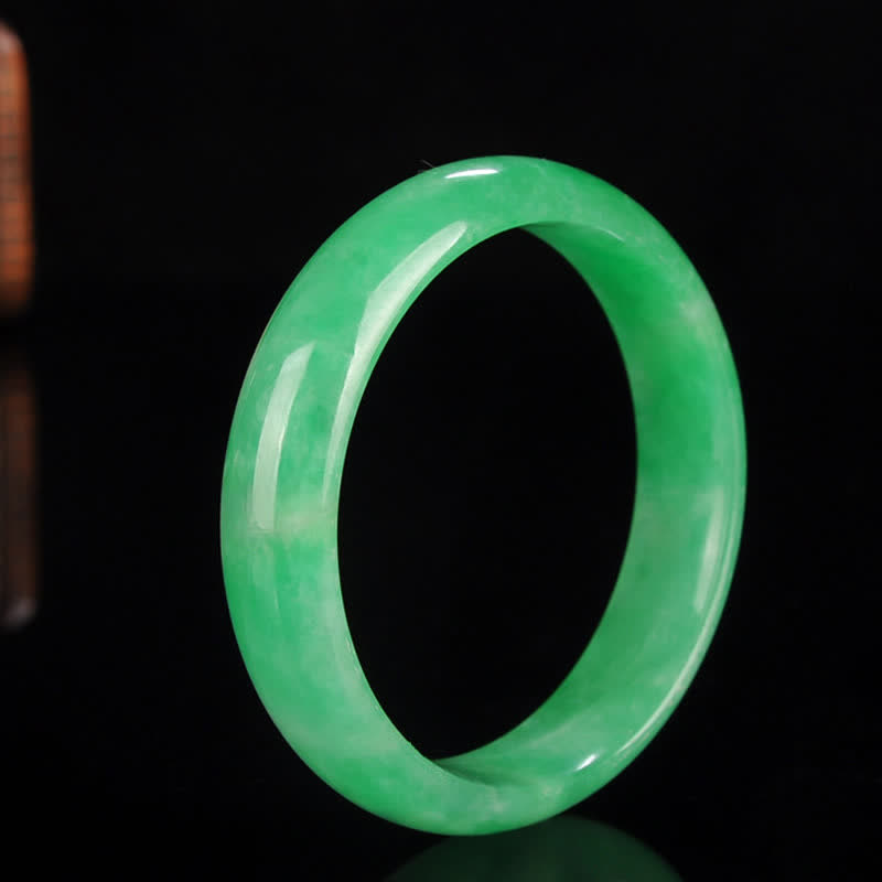 EverestArtstudios Quartzite Jade Healing Abundance Protection Bracelet Bangle