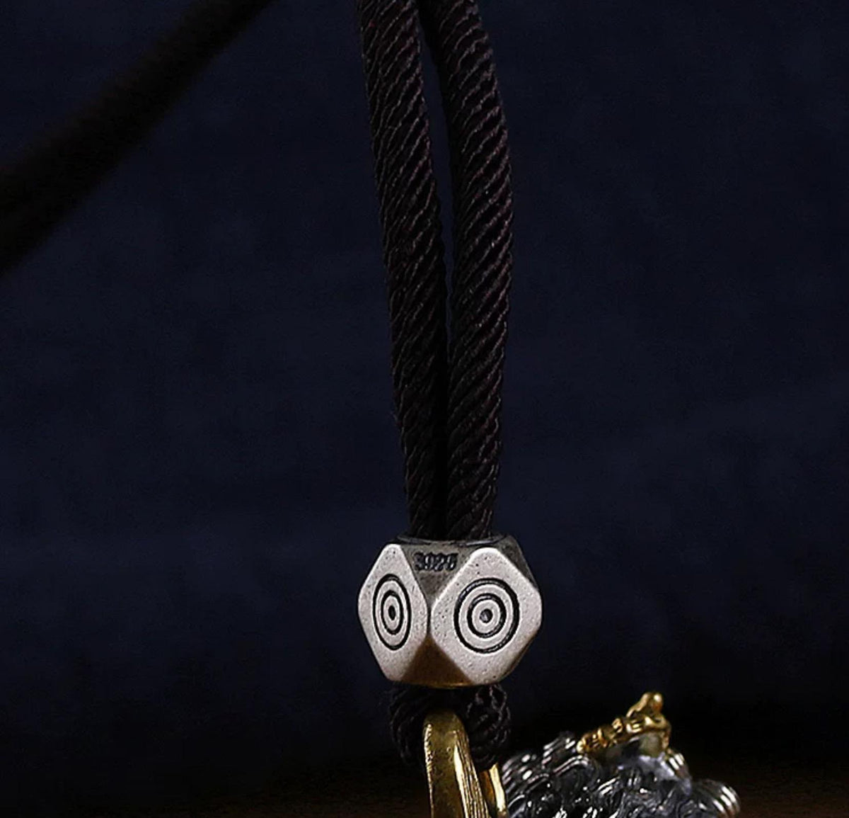 Handcrafted Tibetan Silver Vajra Phurba Pendant | Spiritual Protection Amulet Necklace for Men