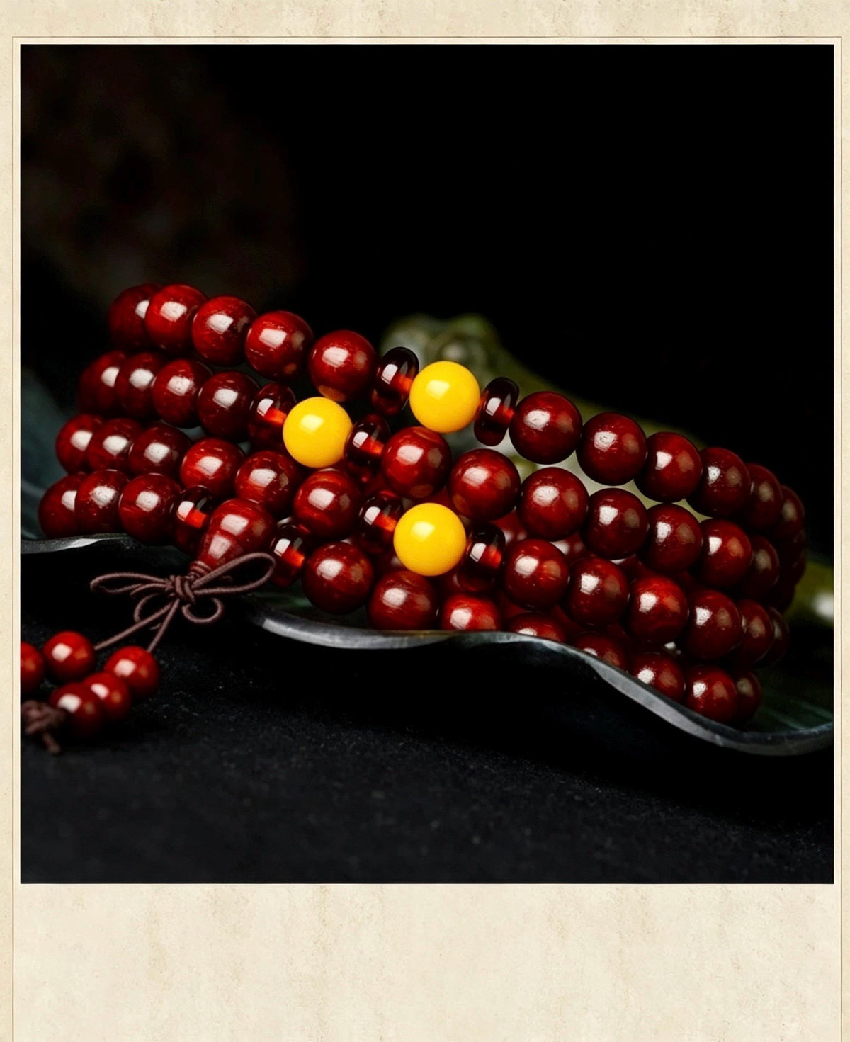 Natural Red Sandalwood 108 Mala Beads Necklace, Indian Lobular Rosewood Prayer Rosary Bracelet, Amber Jade Crystal Gift for Him Her