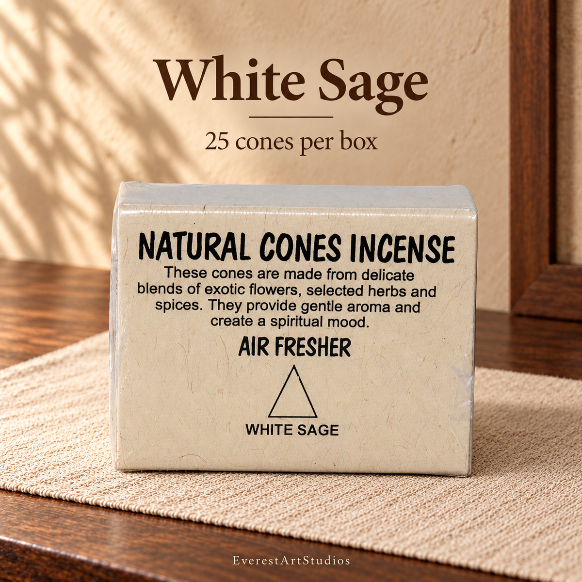 PTSX-TB623329877955-03 | White Sage | Source-matched incense packaging