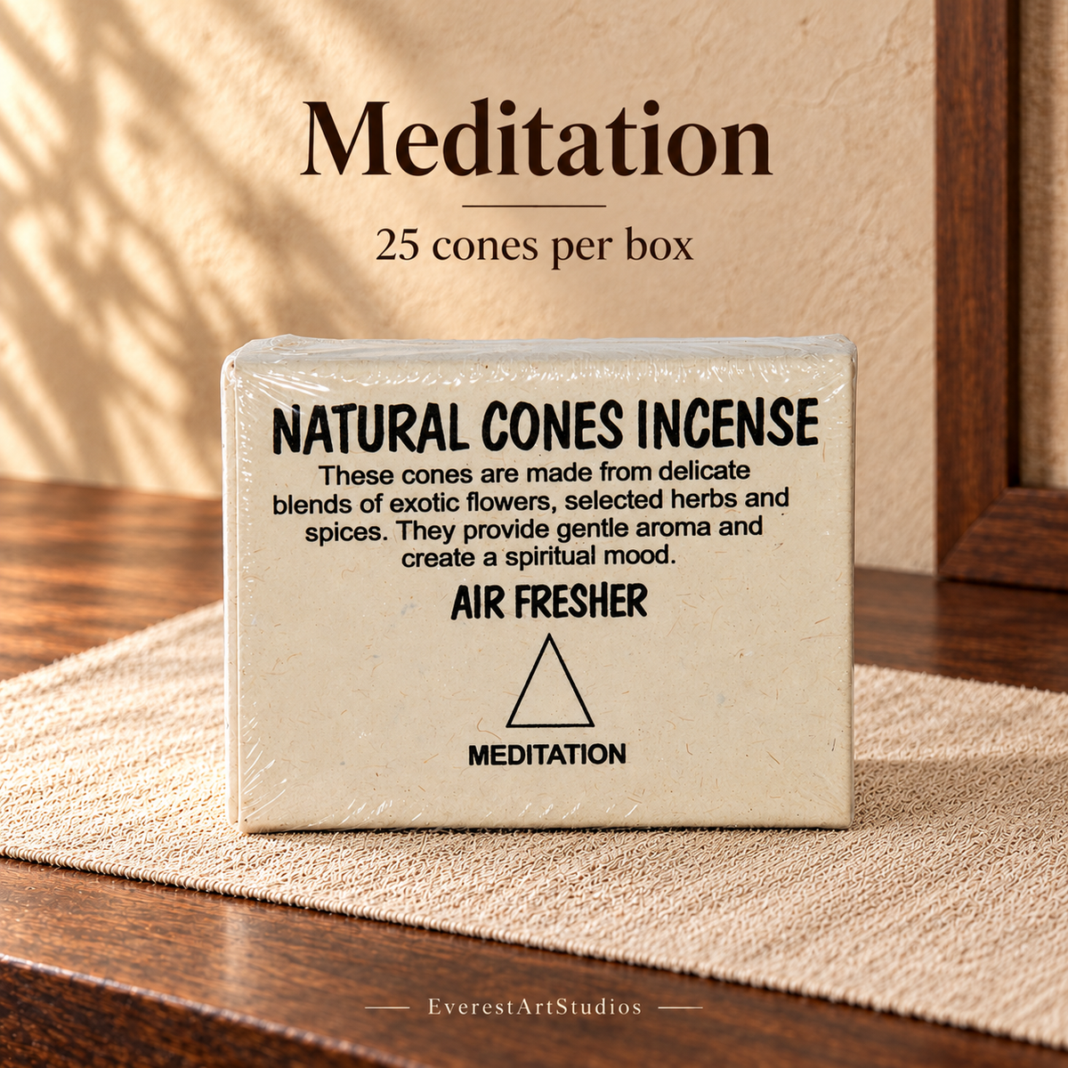 PTSX-TB623329877955-12 | Meditation | Source-matched incense packaging