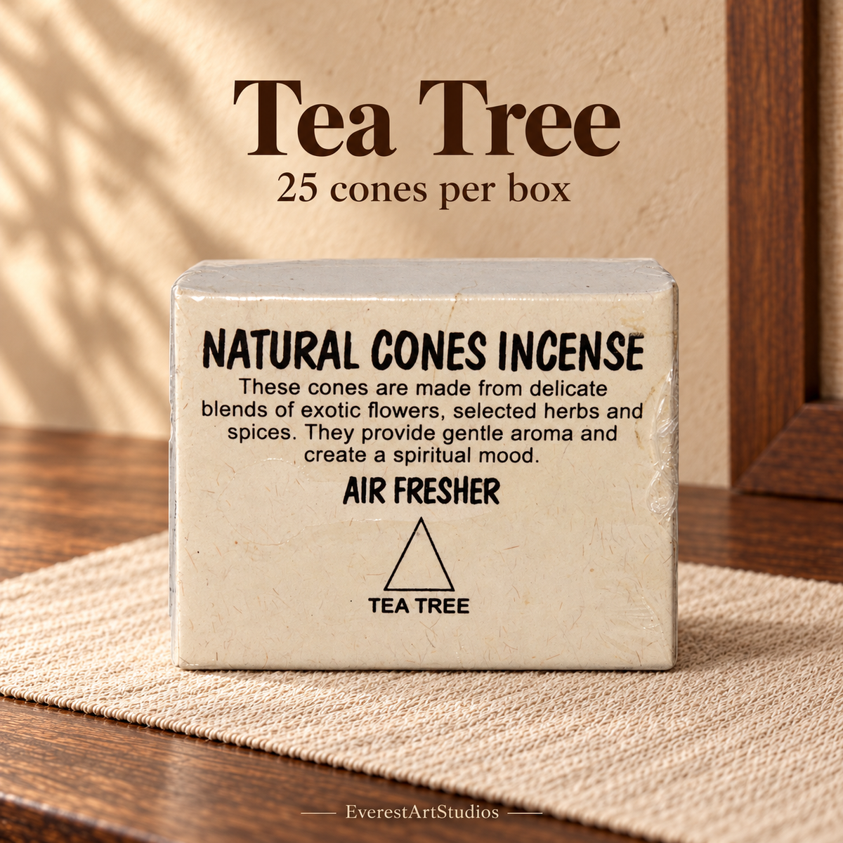 PTSX-TB623329877955-17 | Tea Tree | Source-matched incense packaging