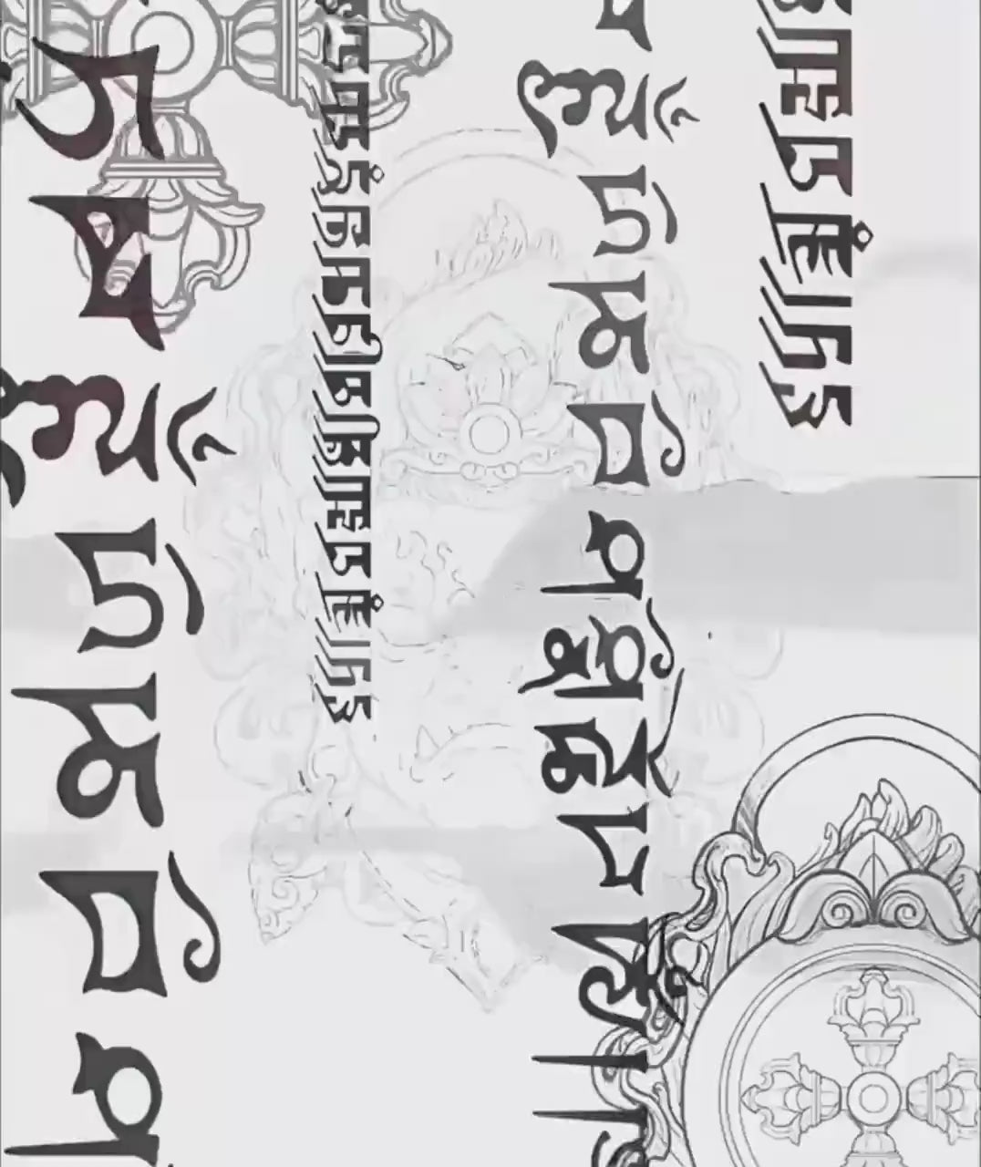 Load video: Handcrafted Silver Acala Pendant · Tibetan Guardian Amulet · Brass Handmade Vajra Bell Pendant · Tibetan Ritual Amulet · Fudō Myō-ō