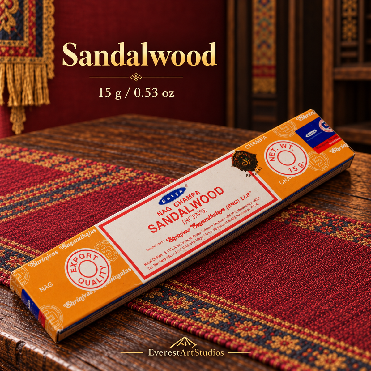 PTSX-TB542925238319-03 | Satya Sandalwood | Tibetan background