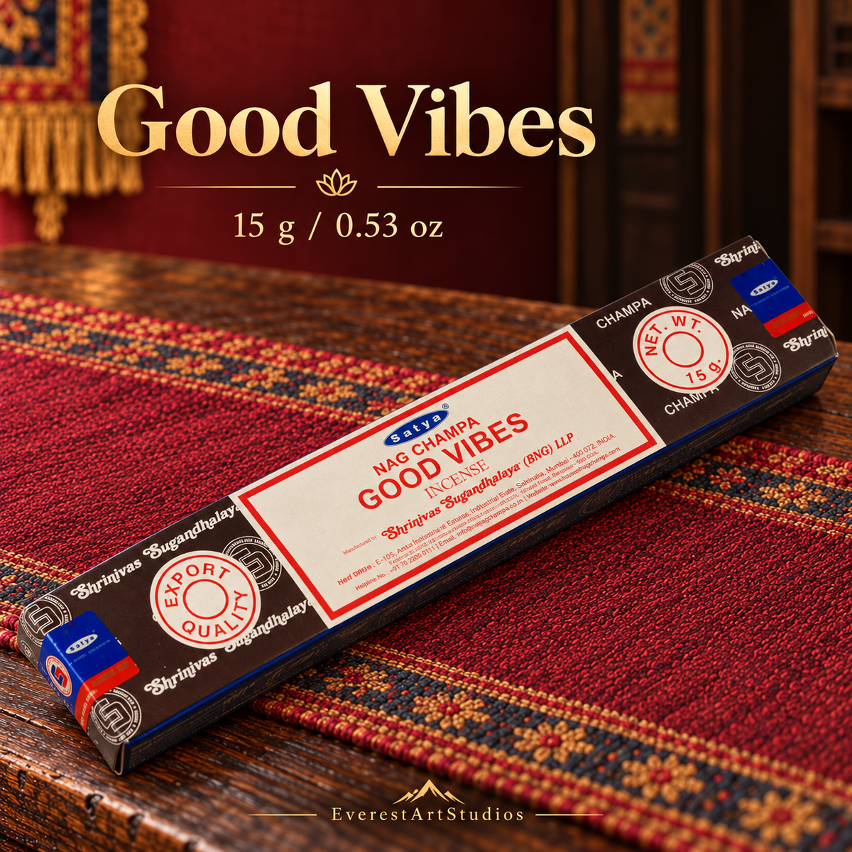 PTSX-TB542925238319-19 | Satya Good Vibes | Tibetan background