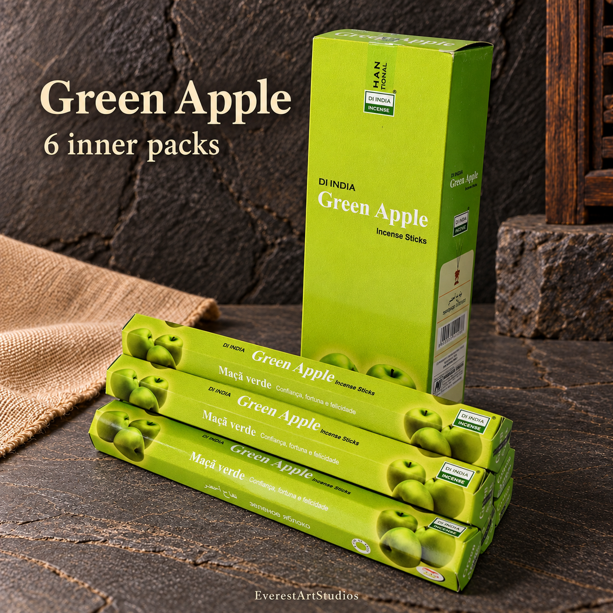 PTSX-TB574989450353-22 | Green Apple | 6 inner packs
